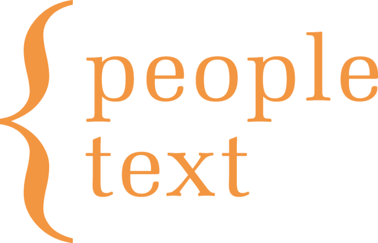 Logo people text